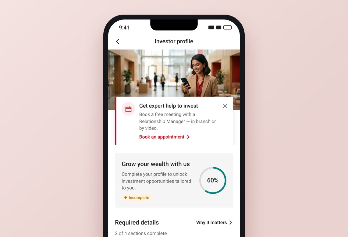 D2: One Investor Profile instead of scattered forms